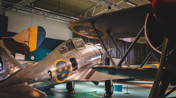 Flera besöksmål i Linköping har haft en stark besökssommar. Ett exempel är Flygvapenmuseum som ökade antalet besökare jämfört med förra året. Bilden är tagen i nya utställningen Flygfärdig. Foto: Visit Linköping