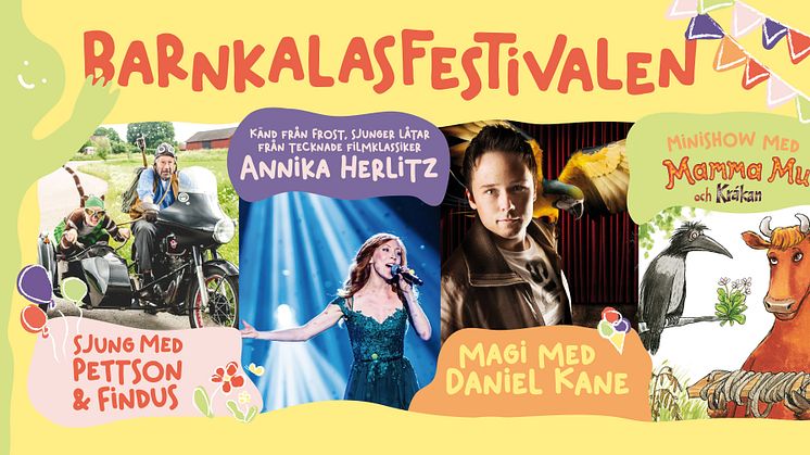 Barnkalasfestival arrangeras i Lindesberg Arena