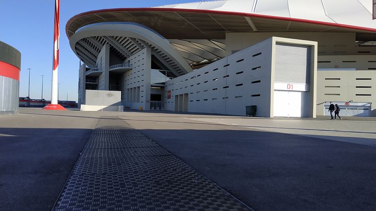 Fibrelite covers installed in and around La Liga stadium