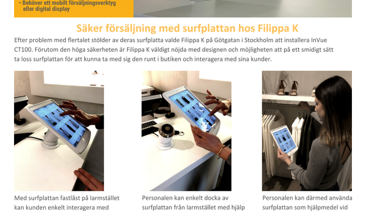PDF: Säker integrering av försäljning med surfplattan hos Filippa K