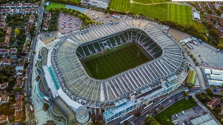 Twickenham Stadium in south west London