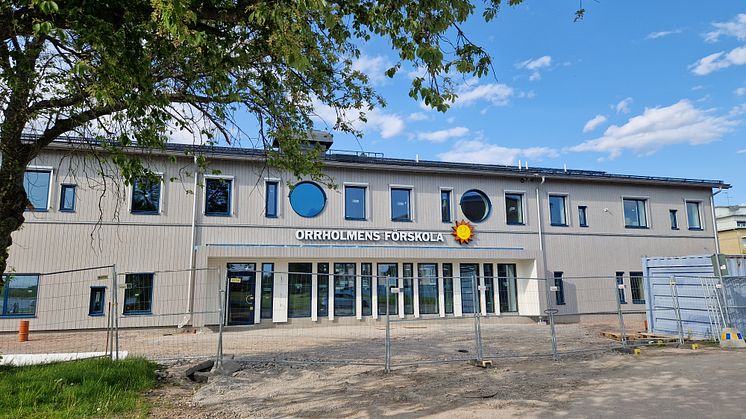 Orrholmens nya förskola.