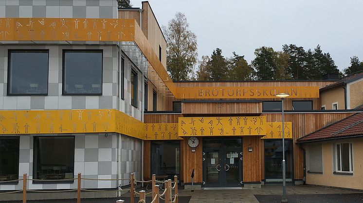 Tillbyggnaden av Brotorpsskolan (åk F-6) i Lindesberg är nu klar.