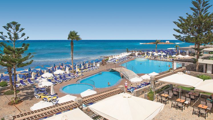 731 Hotels hat alltours in Griechenland im Programm. Darunter auch das neue Malia Beach (4*), das wie bereits das Zorbas Village und das Carolina Mare als allsun Hotel geführt werden soll. (Foto: alltours)