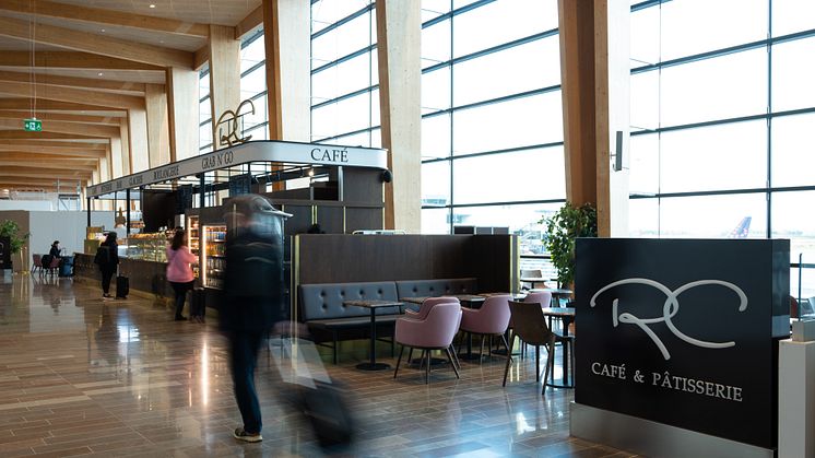 RC Café & Pâtisserie är en av enheterna som öppnat på Arlanda under oktober. 