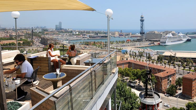 Panoramic views. Mirador de l’Alcalde.Montjuïc. ©Turisme de Barcelona