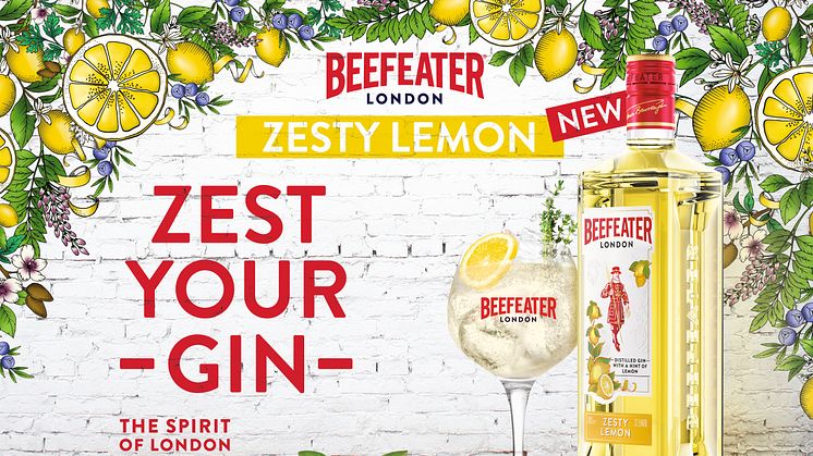 New Beefeater Zesty Lemon Gin 