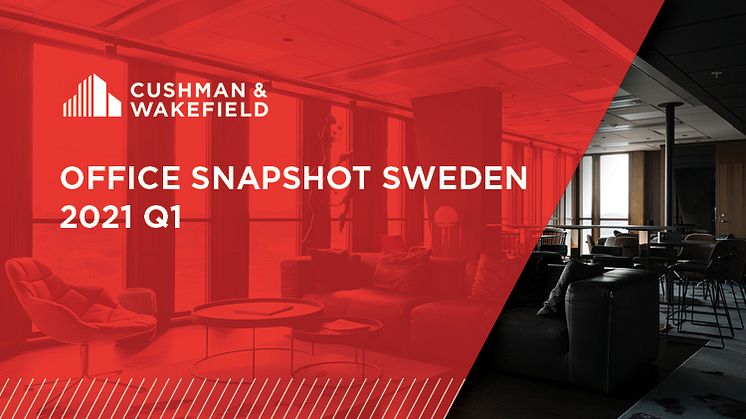 I senaste Office Snapshot Sweden Q1 2021 presenterar Cushman & Wakefield aktuell kvartalsdata och trender för kontorsmarknaden i städer över hela Sverige med specialfokus flexibla kontorslösningar.