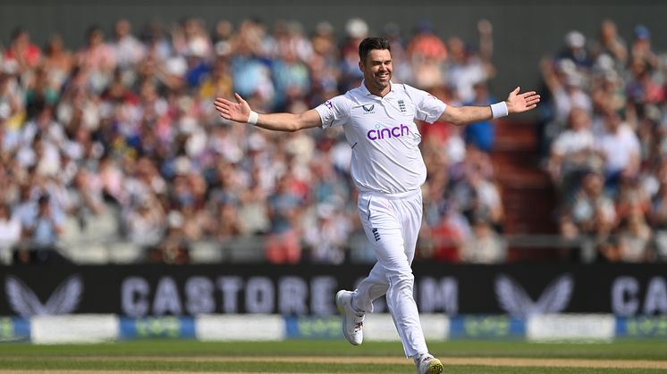 James Anderson, Ben Stokes and others donned their Rainbow Laces. Photo: ECB Images