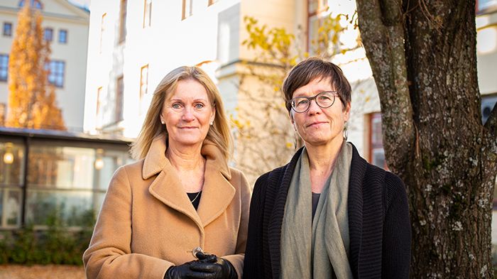 Annika Elm och Lena O Magnusson. FOTO: Anna Sällberg/Högskolan i Gävle
