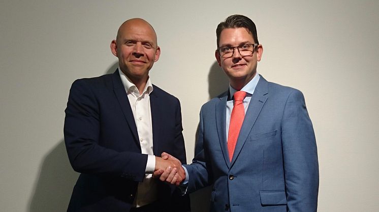 Mikael Bäckström, Co-Founder of ImagineCare and David Österlindh, Business Area Manager E-Health Sigma IT Consulting looks forward to creating digital world-class care.