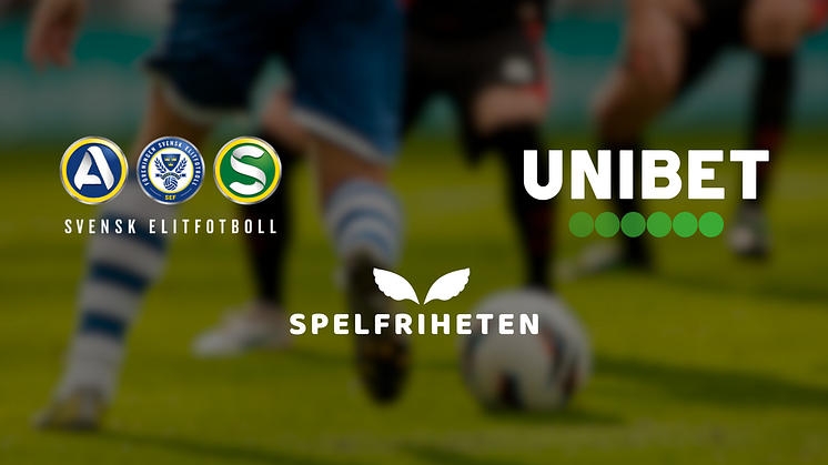 Spelfriheten tecknar samarbetsavtal med Svensk Elitfotboll och Unibet för att belysa och motverka spelproblematik.