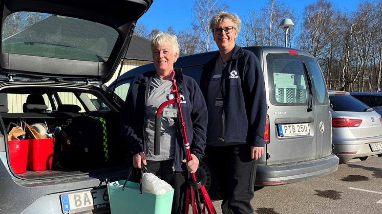 Catharina Weman-Persson, överläkare, och Ulrika Mattsson, specialistsjuksköterska, arbetar båda i det basonkologiska teamet.