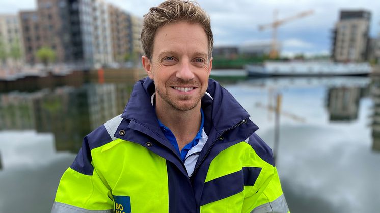 Johan Hansson, byggledare på BoKlok