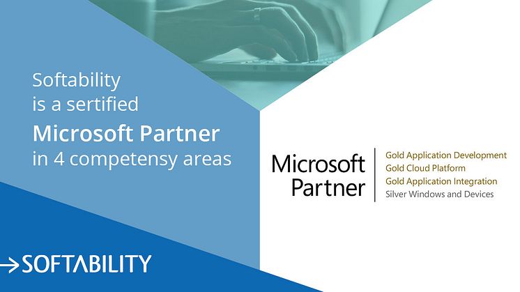 Softability on nyt myös kulta-tason Microsoft-kumppani Application Integration -kompetenssi-alueella
