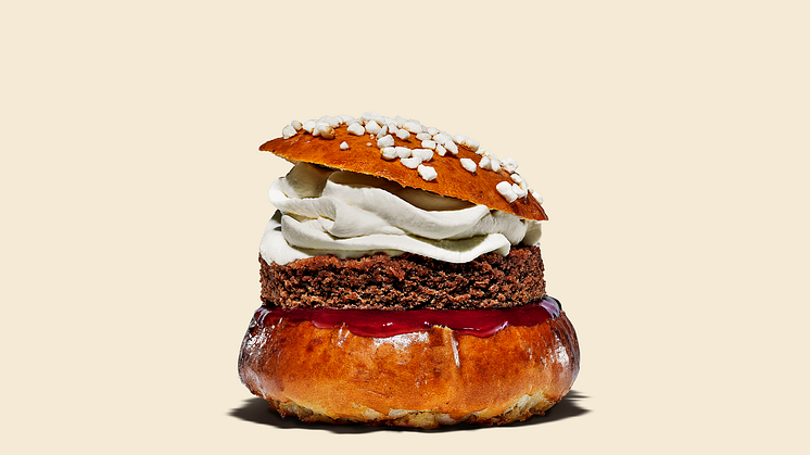 FASTELAVNSBURGER: Nå kommer den populære fastelavnsburgeren til Norge. 