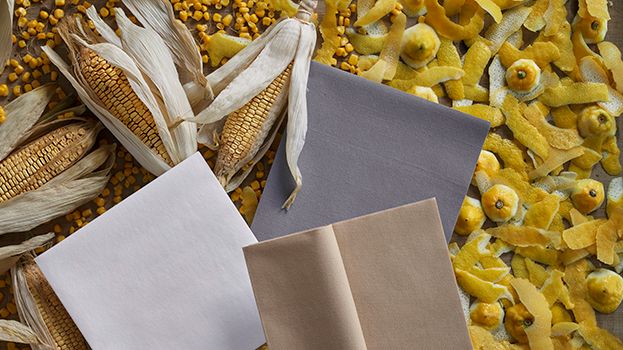 New fossil free napkin and table covering materials