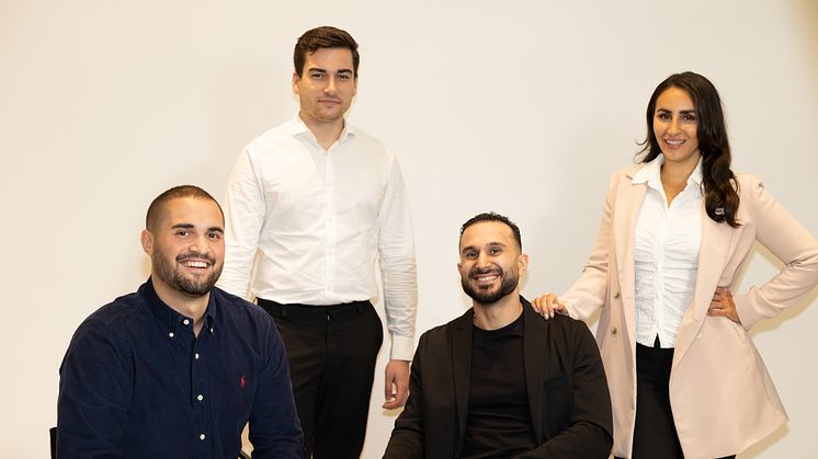 Från vänster: Cem Celepli Atci, Haris Sejdic, Ayman Ammouri, Roza Azimi Foto: Daniela Spiroska