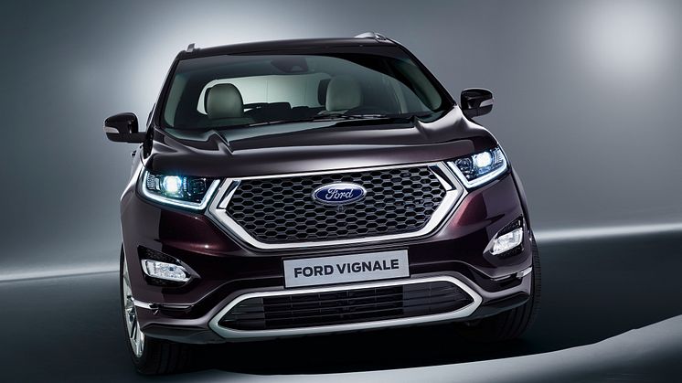 Ford Edge Vignale ble vist for første gang på den internasjonale bilutstillingen i Geneve
