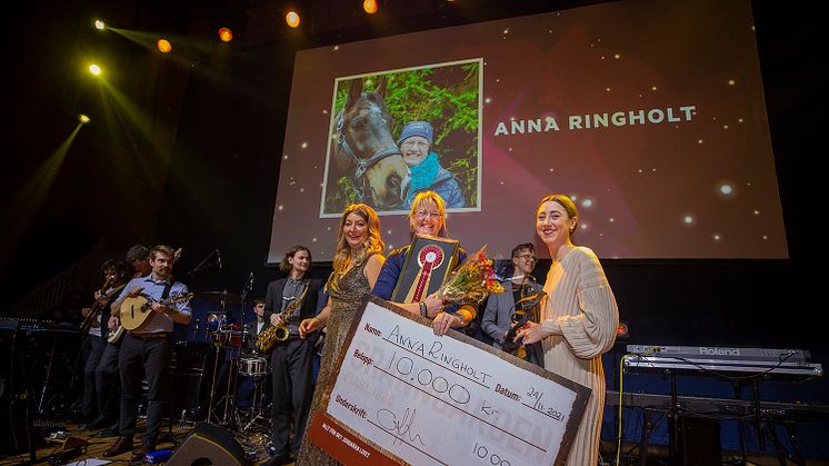 Anna Ringholt blev utsedd till Årets ridlärare 2021.