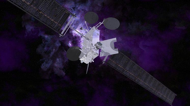 Flexsat artist view for Eutelsat by Thales Alenia Space