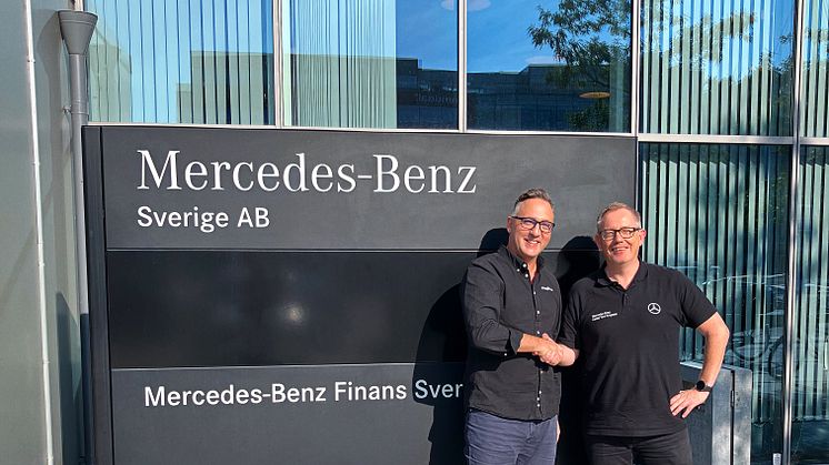 Boban Krstic, Key Account Manager Fleet Goodyear Sverige & Ole Jæger, Specialist Parts Sales Mercedes-Benz Sverige 