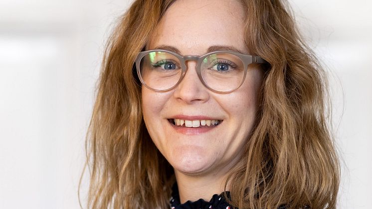 Caroline Lindström, specialpedagog på Nationellt kunskapscenter för dövblindfrågor.