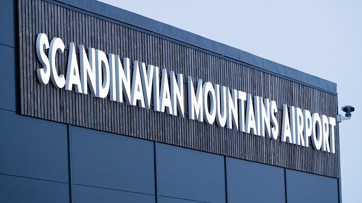 Regeringsbeslut om gränsövergångsställe - nu kan flygen från London landa på Scandinavian Mountains Airport