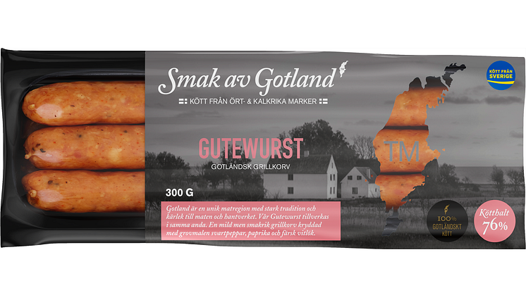 Nyhet! Smak av Gotland lanserar ny korv; Gutewurst