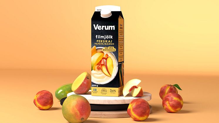 Förläng sommaren med Verum® Persika/Papaya/Mango!