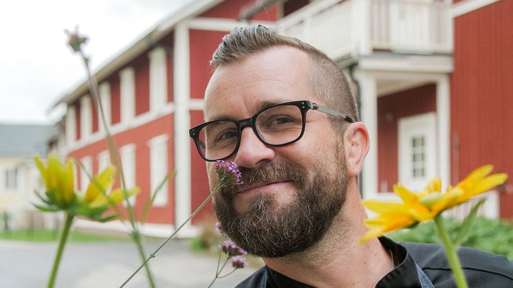Fredrik Kämpenberg - Sveriges bästa vegokock.        Foto: Mattias Högberg