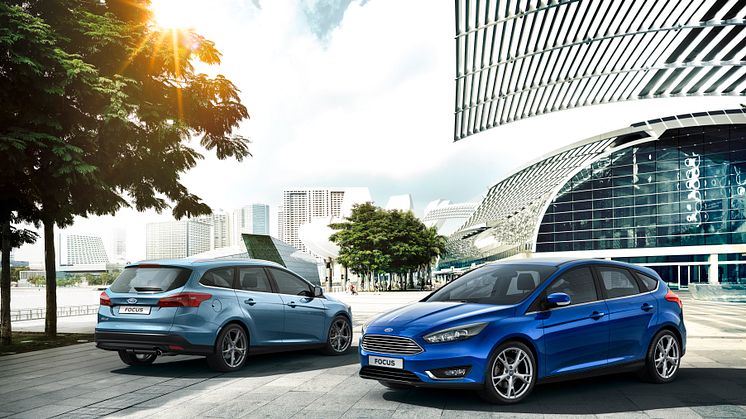Ny Ford Focus: Avansert teknologi og forbedret drivstoffeffektivitet for verdens mest solgte bilmodell