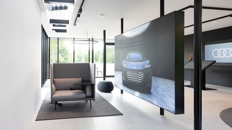 Audi charging hub i Nürnberg - lounge