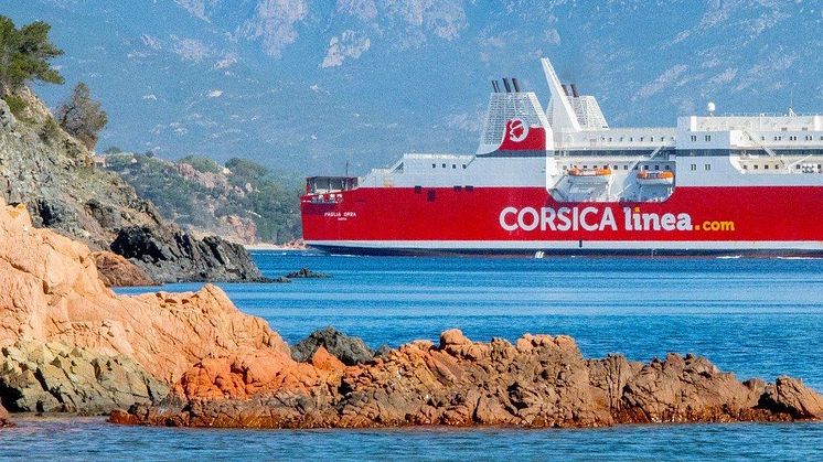 Corsica Linea är det fjärde färjerederiet i Medelhavsregionen som använder BOOKIT från Hogia Ferry Systems.