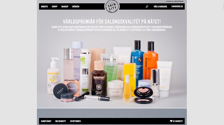 Professionell hudvård på internet – Nu öppnar Skincity.se