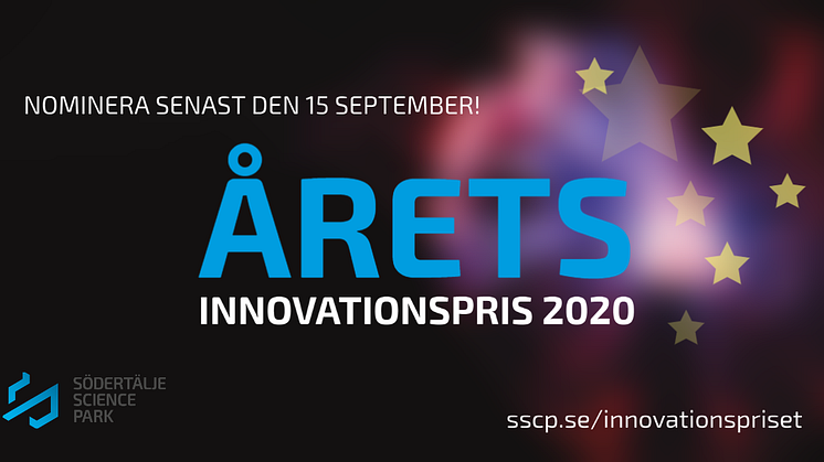 Dags att nominera till Årets Innovationspris 2020