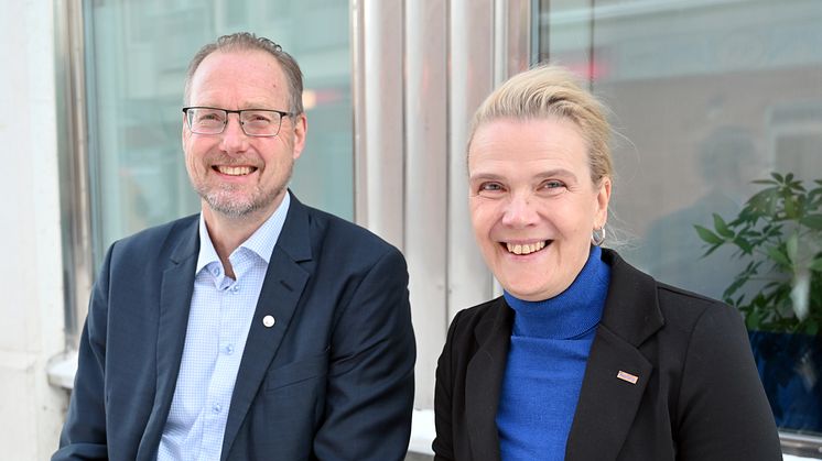 Staffan Lundström, ämnesföreträdare och professor vid Luleå tekniska universitet och Anna Edin, marknadsområdeschef vid Nordea. 