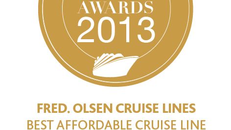 Fred. Olsen Cruise Lines is voted ‘Best Affordable Cruise Line’, for the second year running, at the 2013 ‘Cruise International Awards’ 