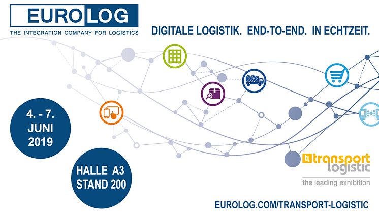 EURO-LOG auf der Transport Logistic: Digitale Logistik. End-to-End. In Echtzeit.