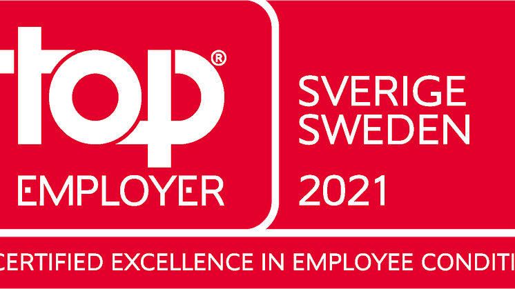 TCS får utmärkelsen Top Employer i Sverige