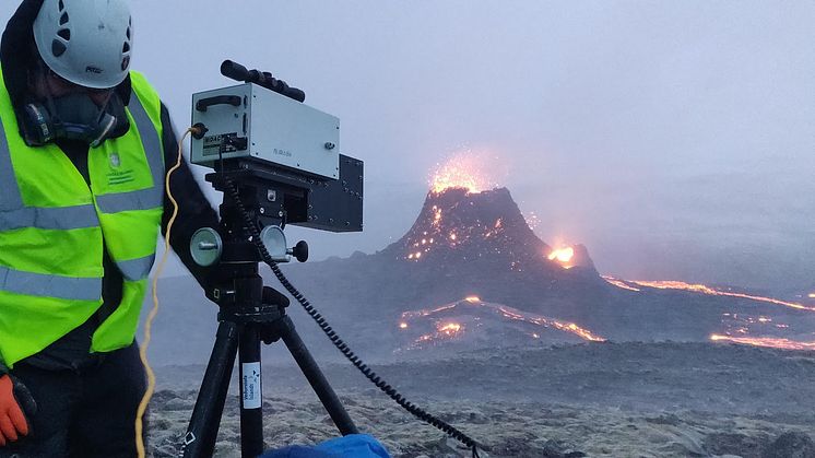 Forskare fick se glimtar från vulkanen Fagradalsfjälls djupaste delar