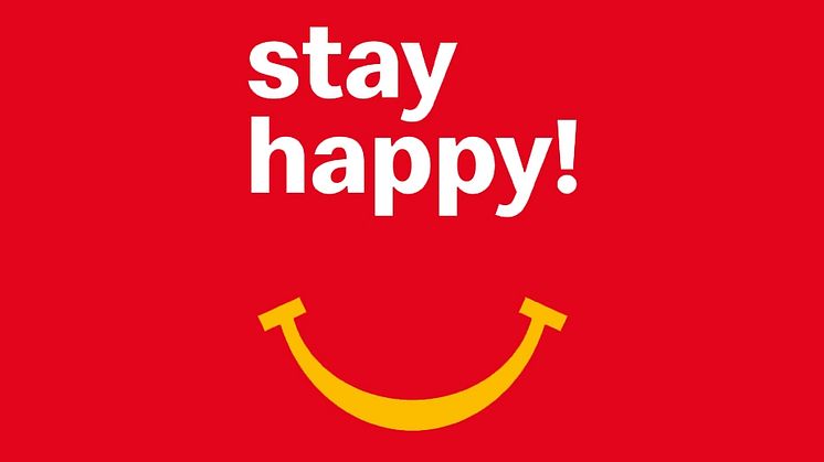 Stay Happy Day - McDonald’s setzt ein Zeichen für Zusammenhalt