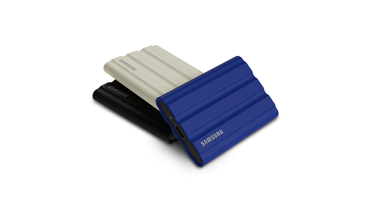 Samsung lanserar ny slitstark portabel hårddisk – SSD T7 Sheild