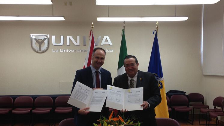 Northumbria builds academic links to Mexico