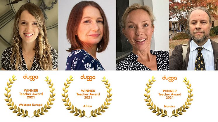 The Winners of the Dugga Teacher Award are true teacher heroes from the Western European, African and Nordic region.