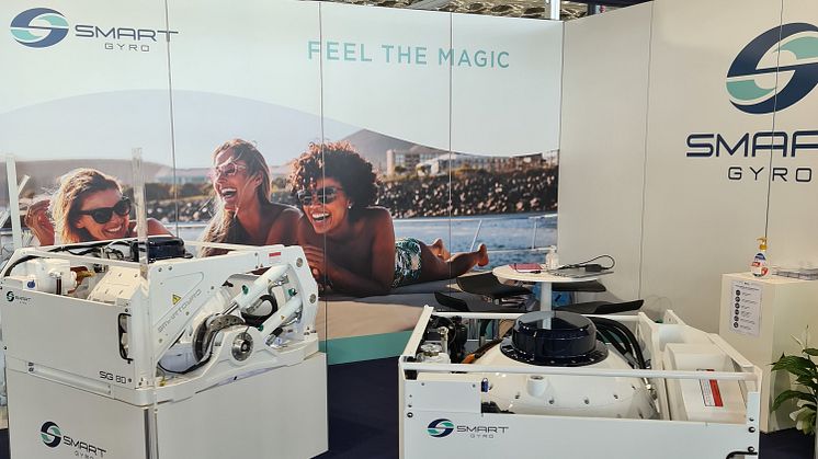 Boat show visitors will have the opportunity to view the new Smartgyro stabilizer line-up this year