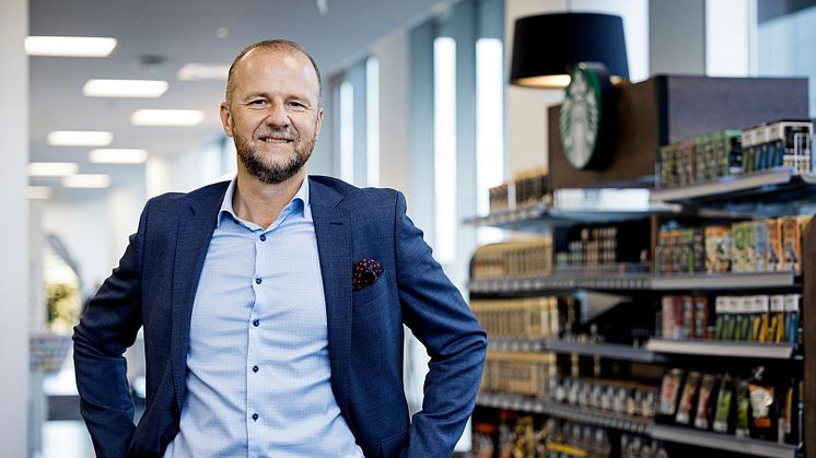 Landechef Thomas Blomqvist, Nestlé Danmark: "Salgsmæssigt har de første tre måneder af 2021 være en positiv oplevelse. Vores kaffeforretning med vores mærker Starbucks, Nescafé og Nescafé Dolce Gusto viser fortsat god vækst." (Foto: Søren Svendsen)