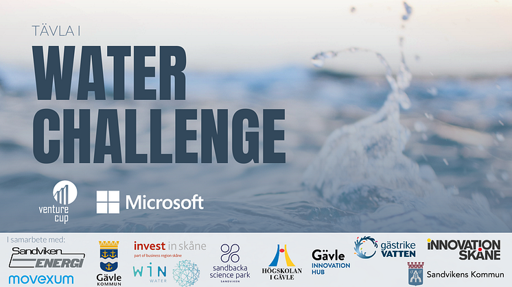Gästrike Vatten är samarbetspartners i Water Challenge