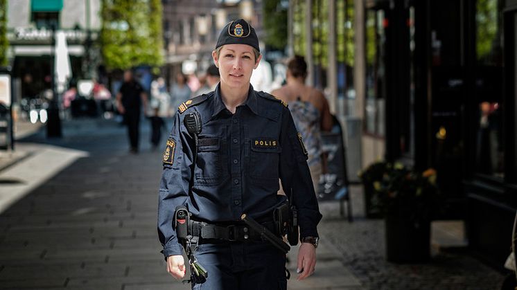 Nya poliser måste vara förberedda på svåra möten med psykiskt sårbara personer. Fotograf: Håkan Röjder