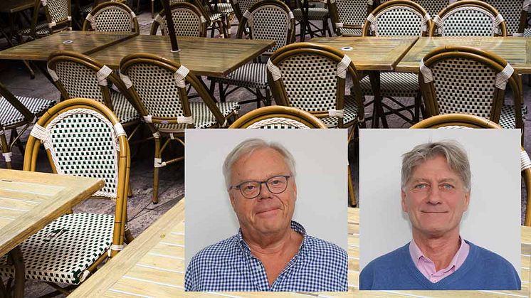 Erik Sjölander och Sten Lindgren Småföretagarnas Riksförbund kräver att regeringen agerar de närmaste dagarna